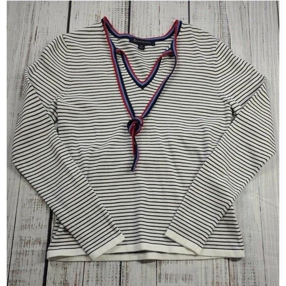 Women’s Brooks Brothers Lightweight Striped Long Sleeve Sweater - Picture 1 of 10